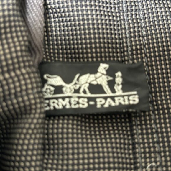 HERMES-RARE H MOTIF-HERLINE MM TOTE BAG-VINTAGE - Picture 5 of 11